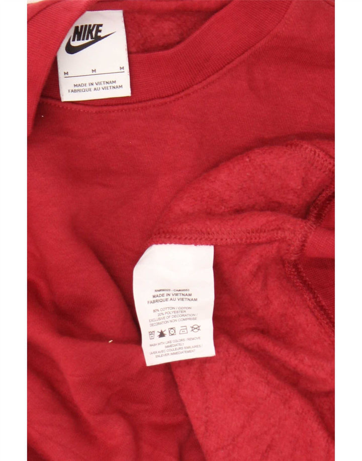 Męska bluza dresowa Nike, średnia czerwona, bawełniana