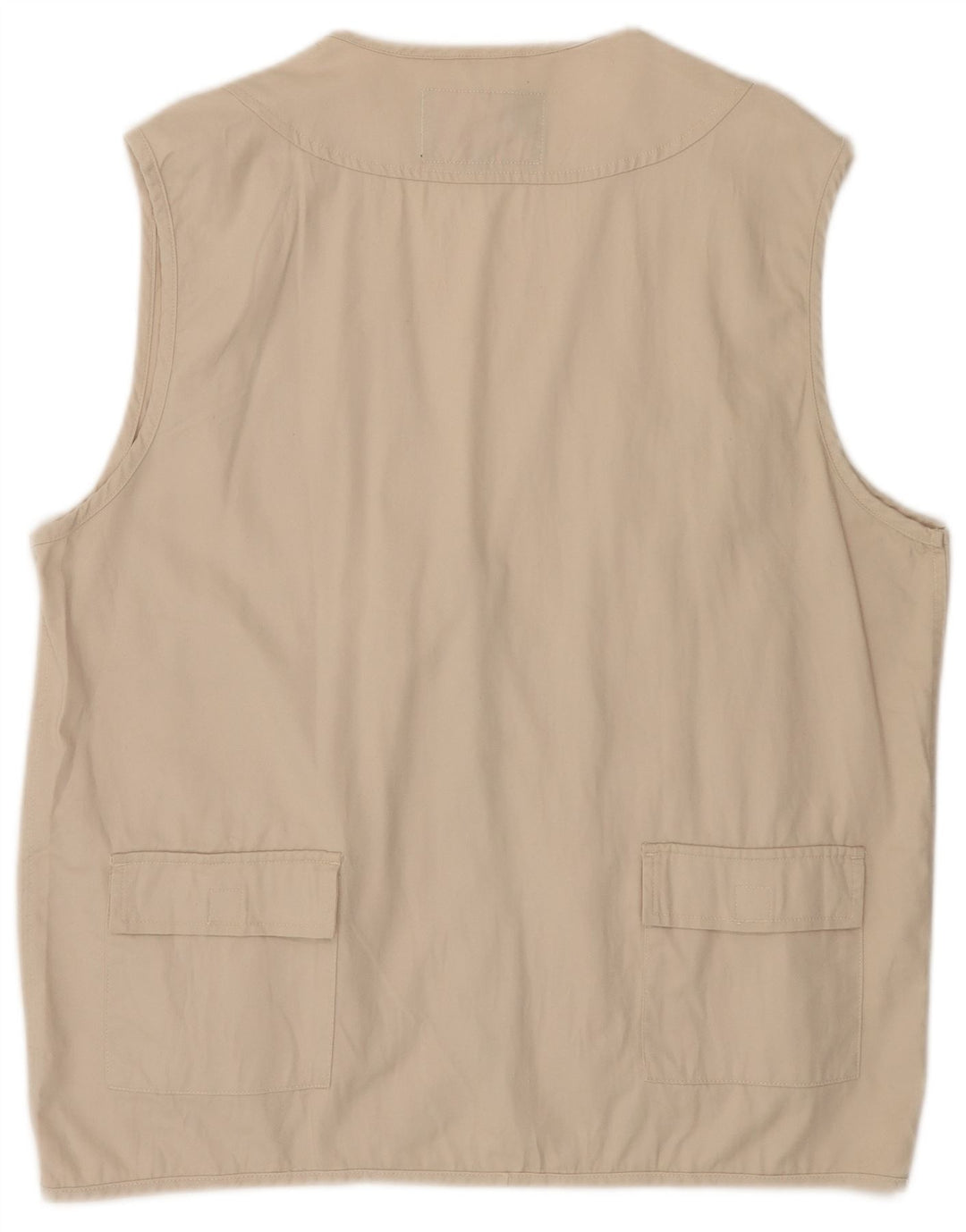 Męska kamizelka użytkowa Vintage UK 42 XL, beżowa, bawełniana