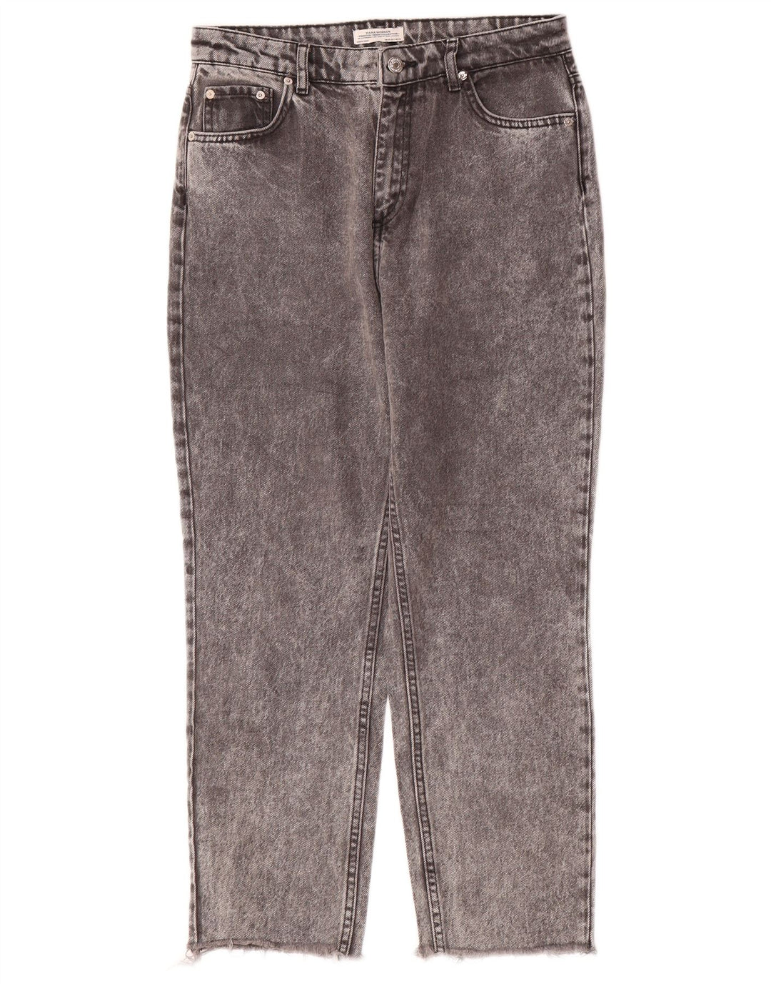 Damskie jeansy zwężane Zara EU 38 Small W28 L26 Szare