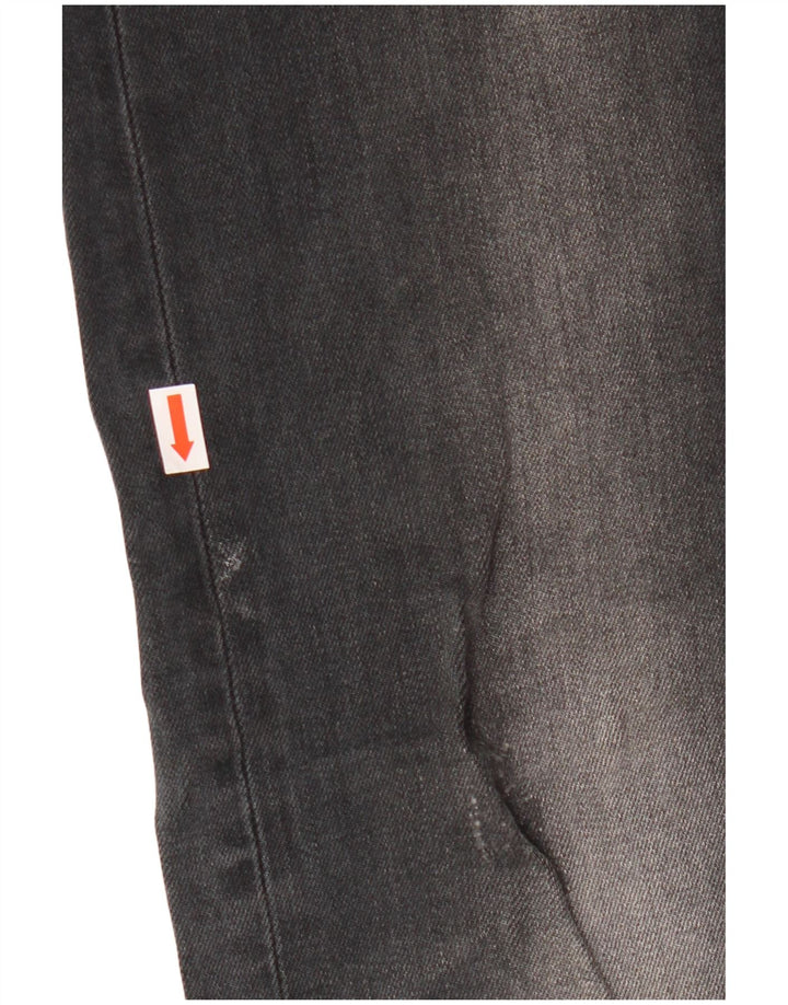 Damskie jeansy rurkowe Superdry w trudnej sytuacji W30 L32, czarne, bawełniane