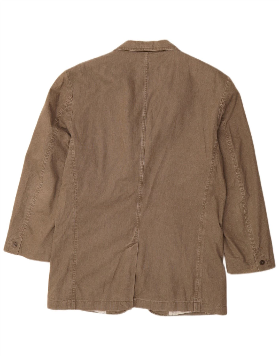 Marks & Spencer Męska marynarka zapinana na 3 guziki UK 36 Small Khaki Pinstripe
