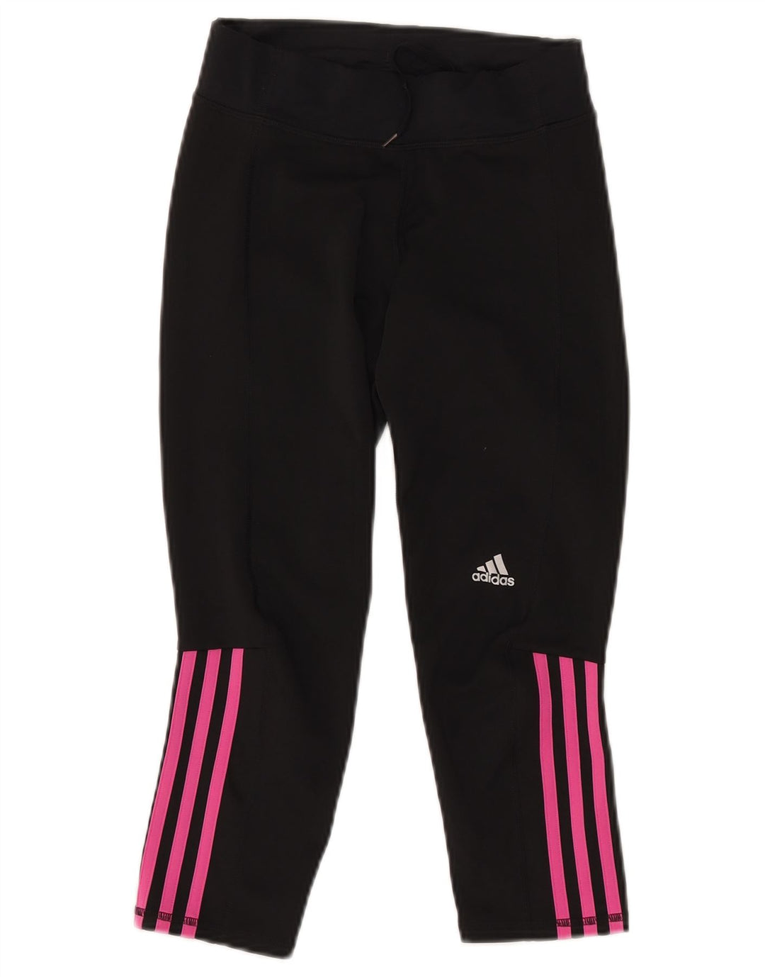 Damskie legginsy Capri ADIDAS UK 4/6 XS, czarny poliester