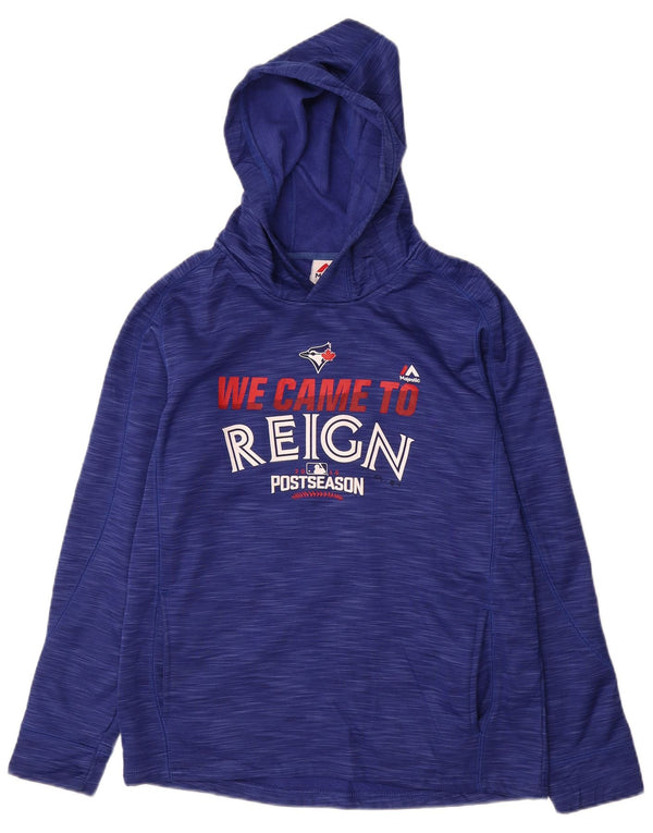 Bluza z kapturem Majestic Boys Toronto Blue Jays 14-15 lat, duża, niebieska