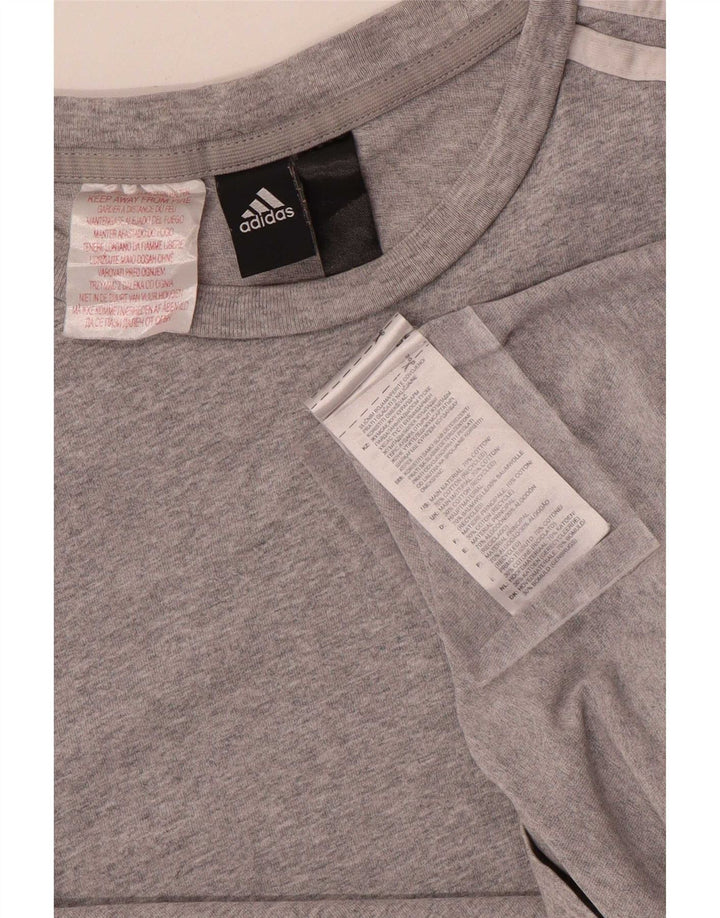 Adidas Męska koszulka Top XS Szara bawełna