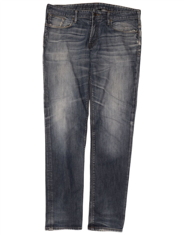 Damskie jeansy Armani Slim W34 L34 Niebieskie