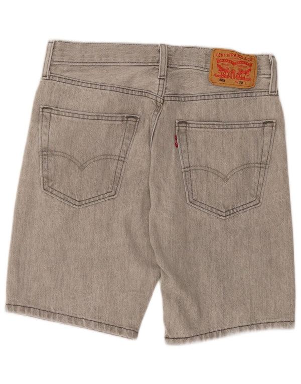 Męskie spodenki jeansowe Levi's 405 W30 Średnioszare, bawełniane