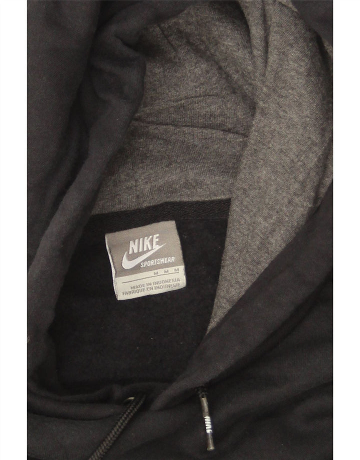Męska bluza z kapturem Nike, średnia czarna, bawełniana