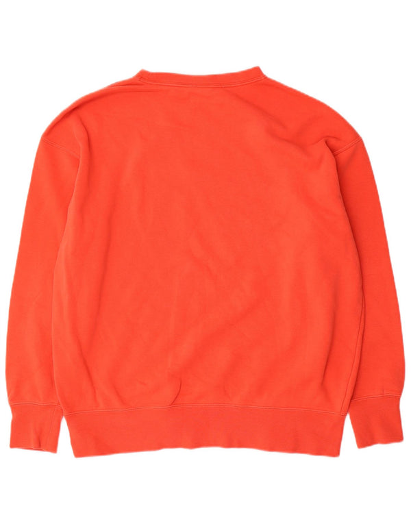 Damska bluza dresowa Nike Graphic Oversize UK 6 XS Pomarańczowa bawełna