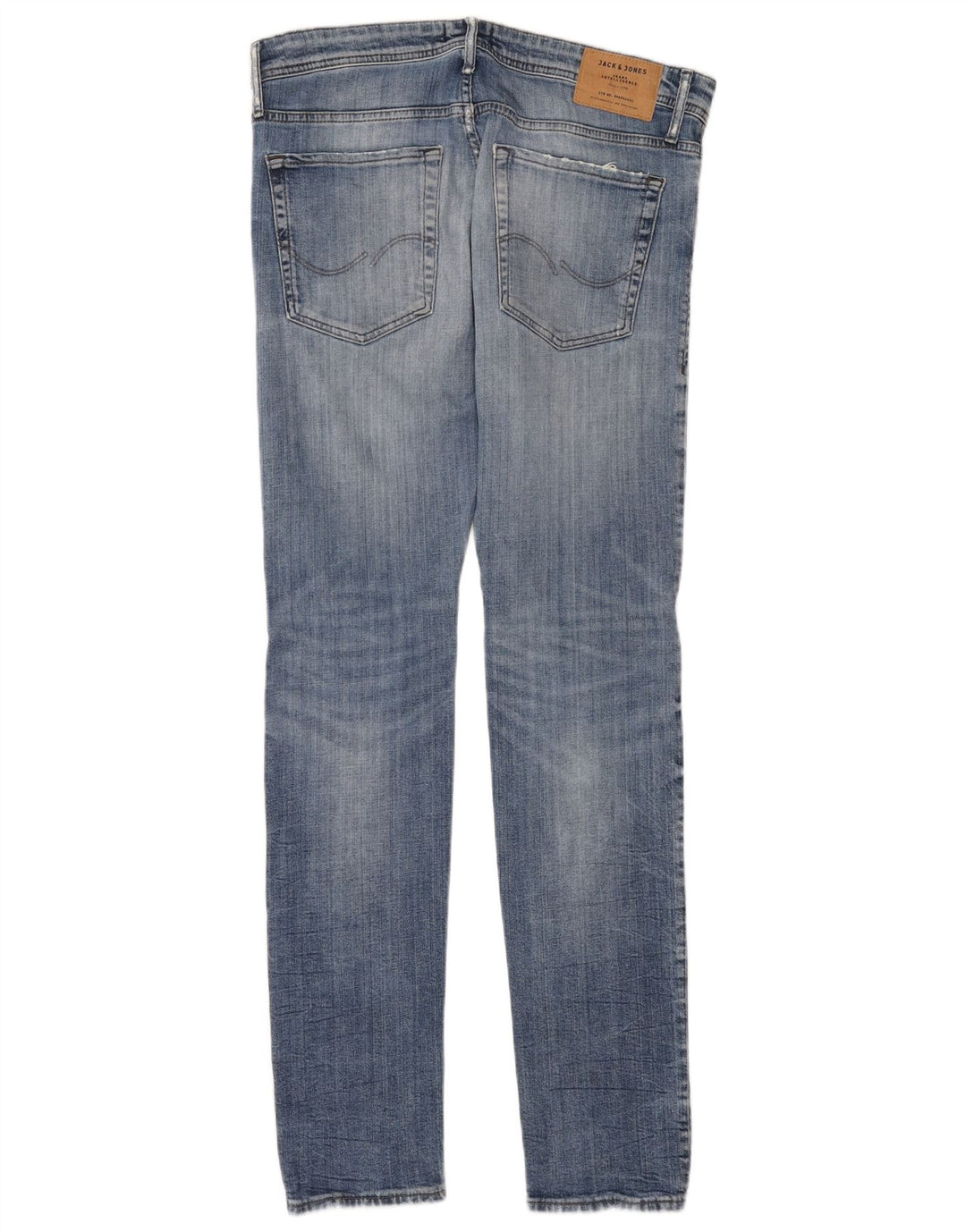 Męskie jeansy Jack & Jones GLENN w trudnej sytuacji W33 L34 Niebieska bawełna
