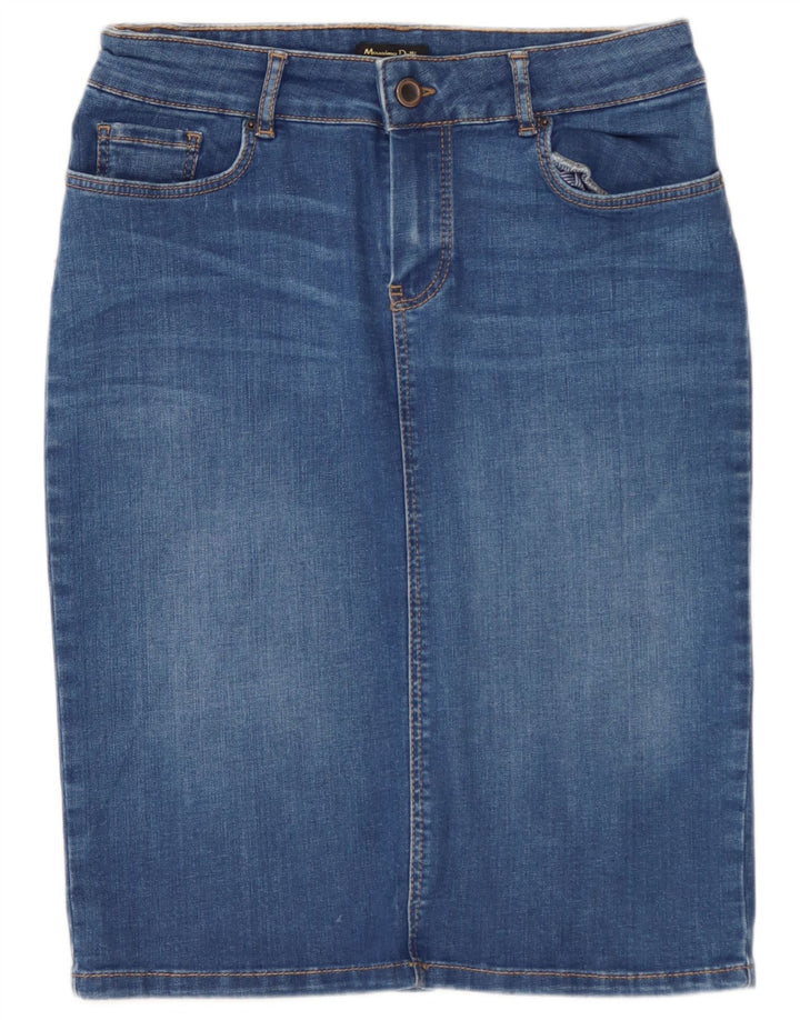 Damska spódnica dżinsowa Massimo Dutti EU 38 Small W28 niebieska