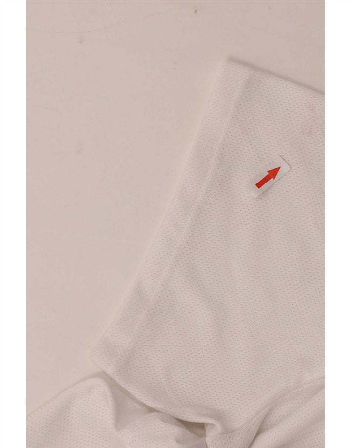 Męski T-shirt Nike Dri Fit Top XL, biały, poliester
