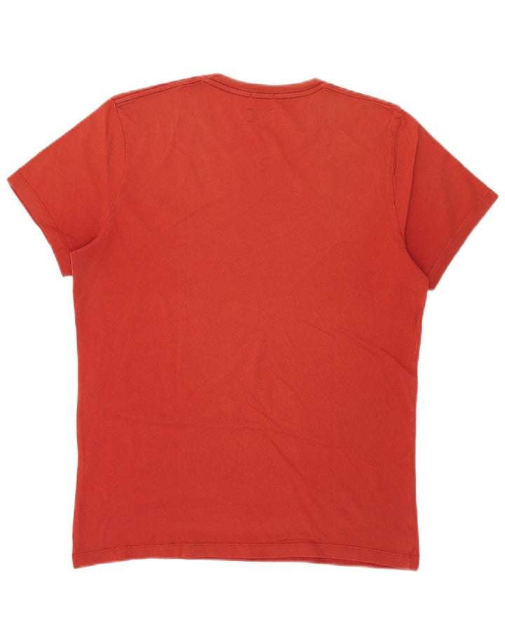 Męski T-shirt z grafiką PEPE Jeans o dopasowanym kroju, średni czerwony
