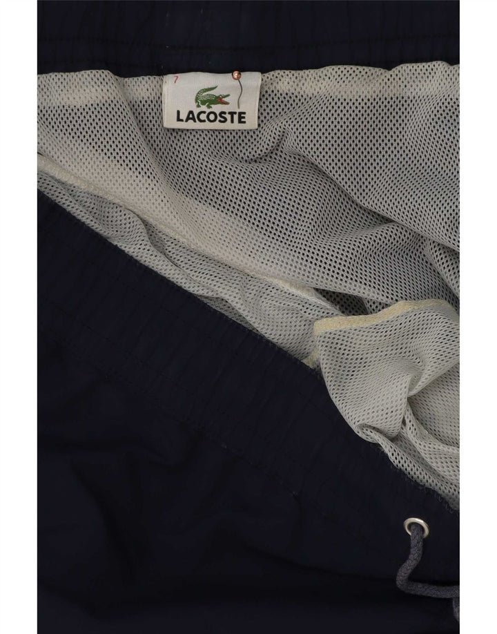 Męskie spodenki kąpielowe Lacoste, rozmiar 7, 2XL, granatowe, poliestrowe