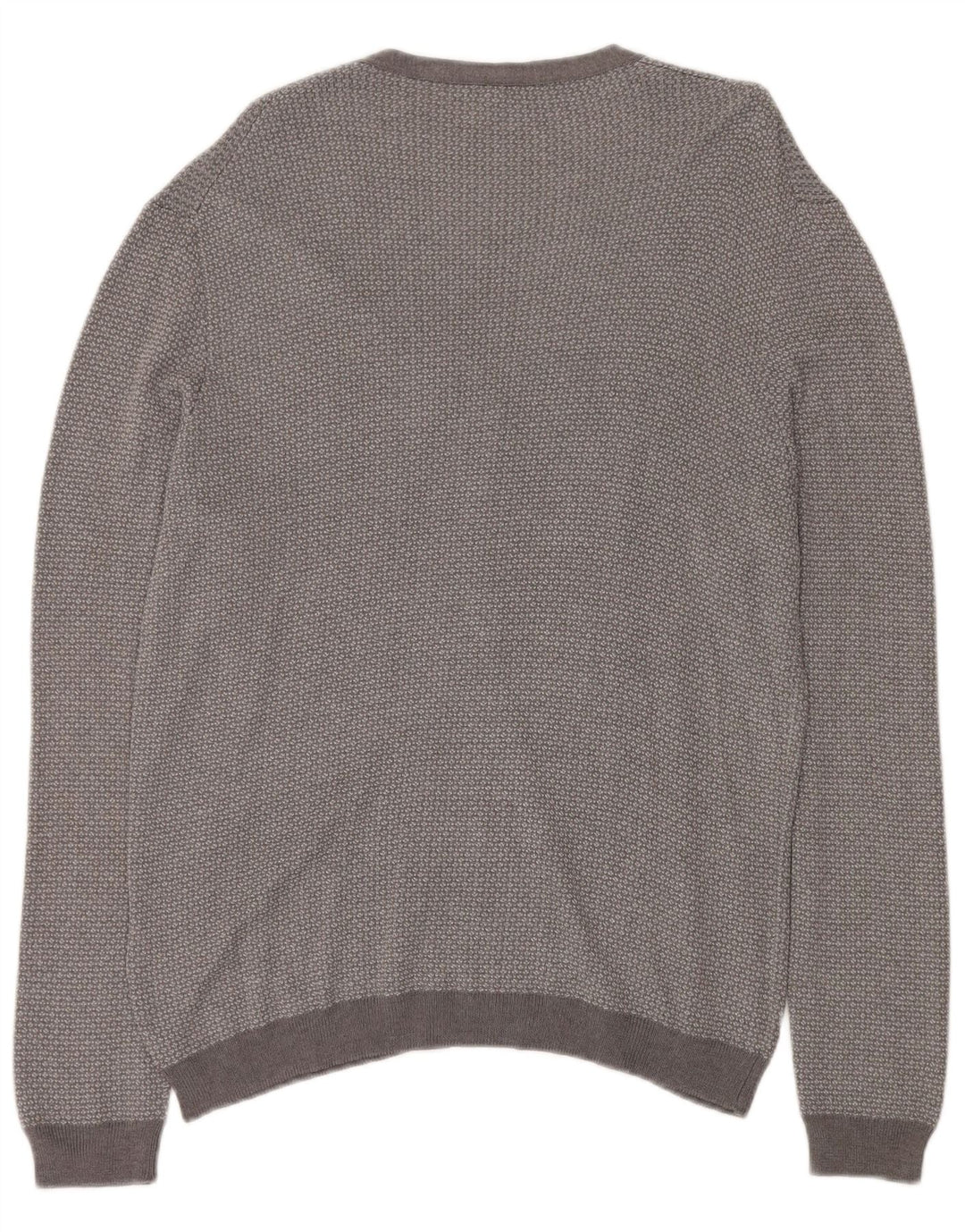 Damski sweter rozpinany BENETTON UK 18 XL, szara, nakrapiana wiskoza