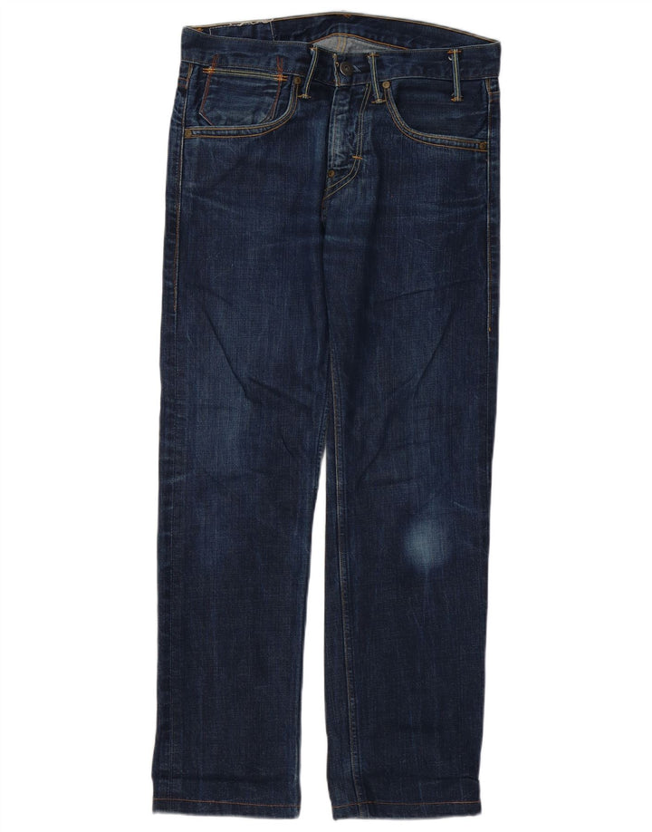 Męskie proste dżinsy LEVI'S W29 L29 Niebieskie bawełniane