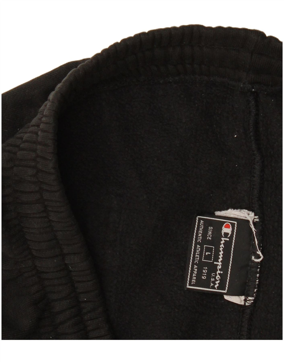 Męskie spodnie dresowe CHAMPION, duże, czarne