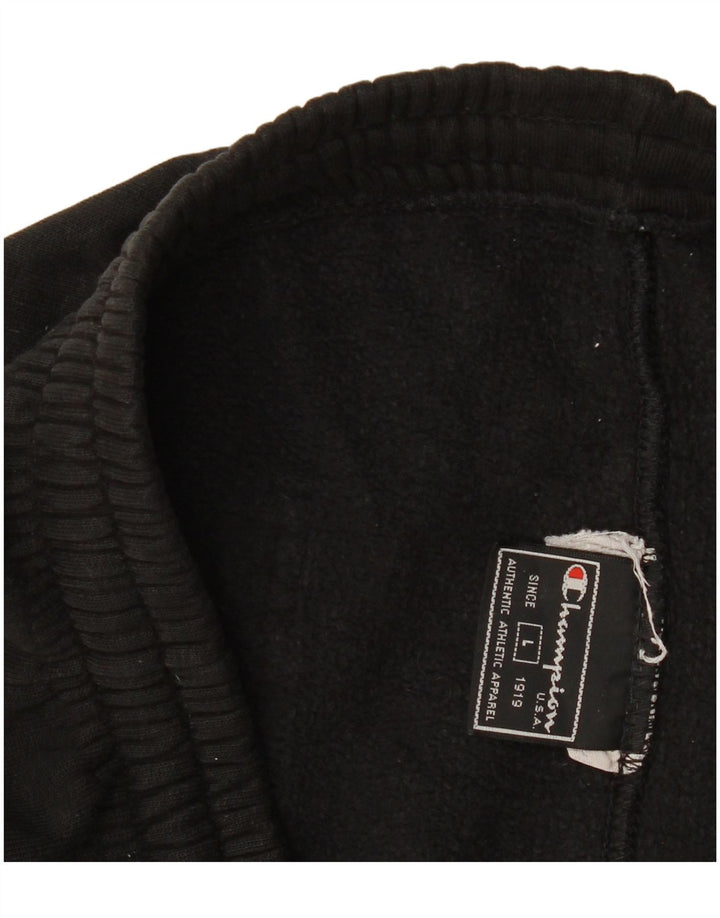 Męskie spodnie dresowe CHAMPION, duże, czarne