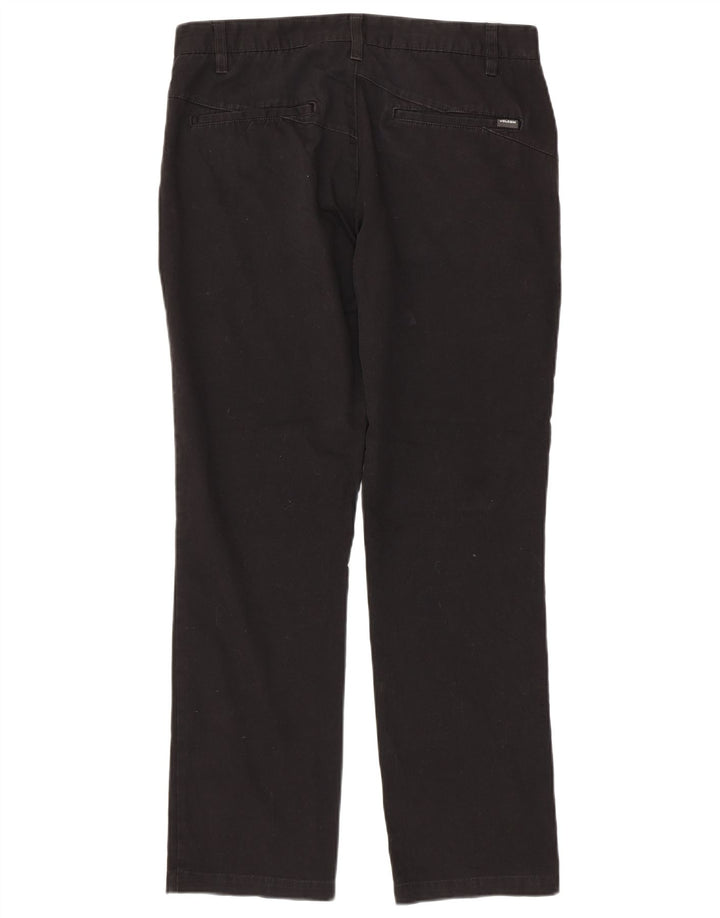 Męskie proste spodnie chino Volcom W32 L30 Czarna bawełna