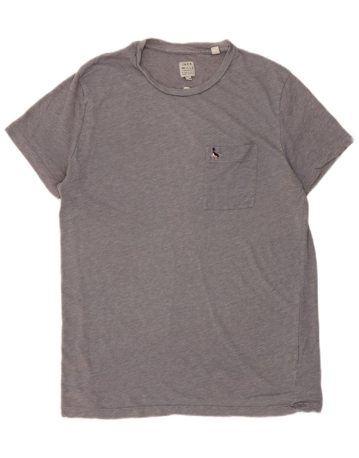 Męski T-shirt Jack Wills o dopasowanym kroju, średni szary