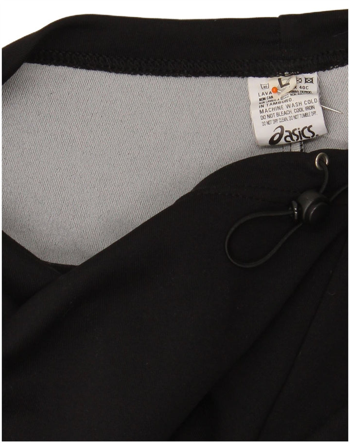 Damskie spodnie dresowe z szeroką nogawką OASIS, duże W32 L28, czarny poliamid