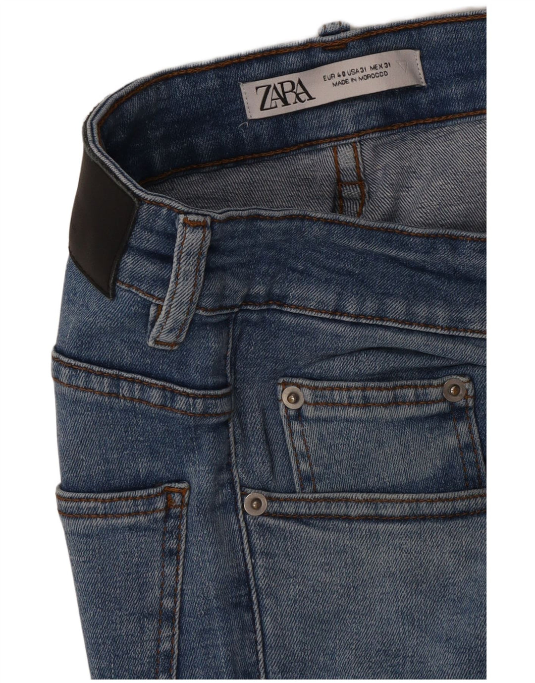 Męskie jeansy obcisłe Zara EU 40 Medium W31 L30 Niebieskie