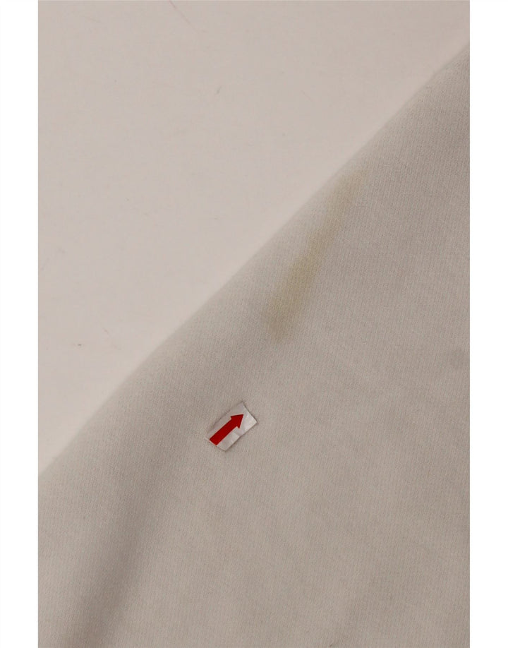 Męski sweter z grafiką NIKE, średnioszary, bawełniany