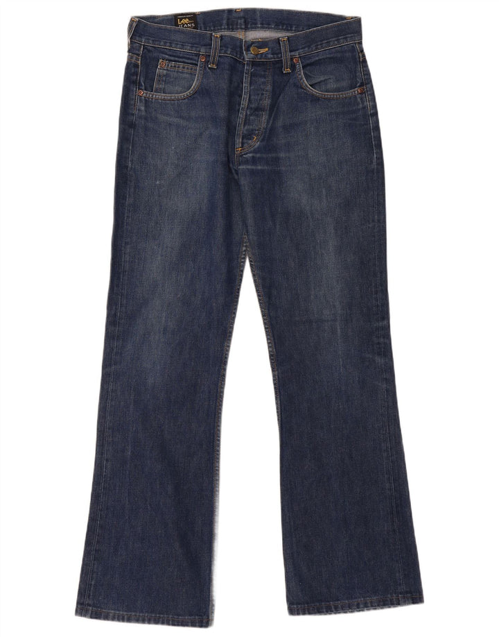 Męskie jeansy Lee Denver Bootcut W34 L32, niebieskie, bawełniane