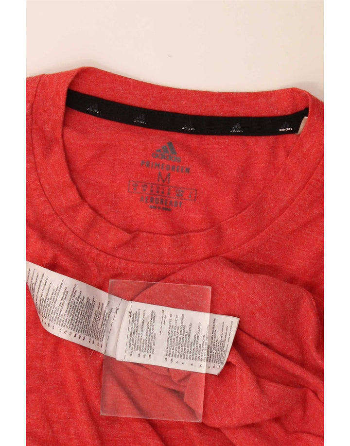 Męska koszulka Adidas Aeroready Top, średni czerwony poliester