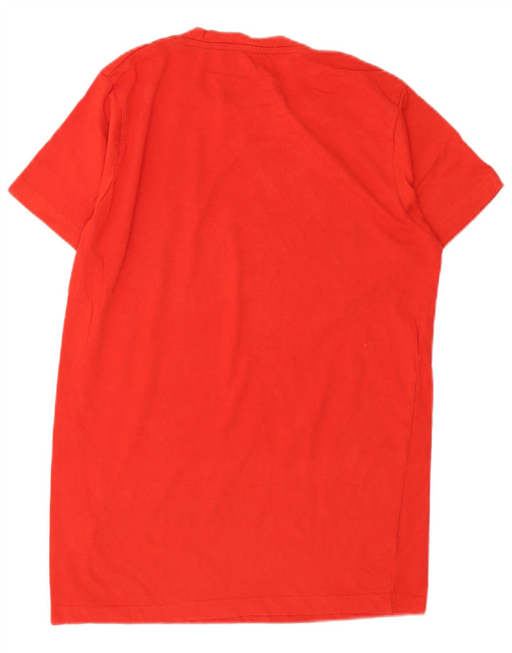 Męska koszulka z grafiką Jack & Jones, bawełniana, średnia czerwona