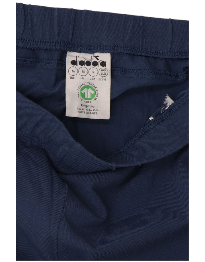 DIADORA Womens Capri Leggings UK 12 Medium  Blue