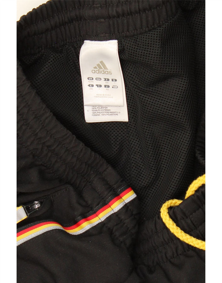 Męskie spodnie dresowe ADIDAS UK 42/44 Large W36 L30 Czarny poliester