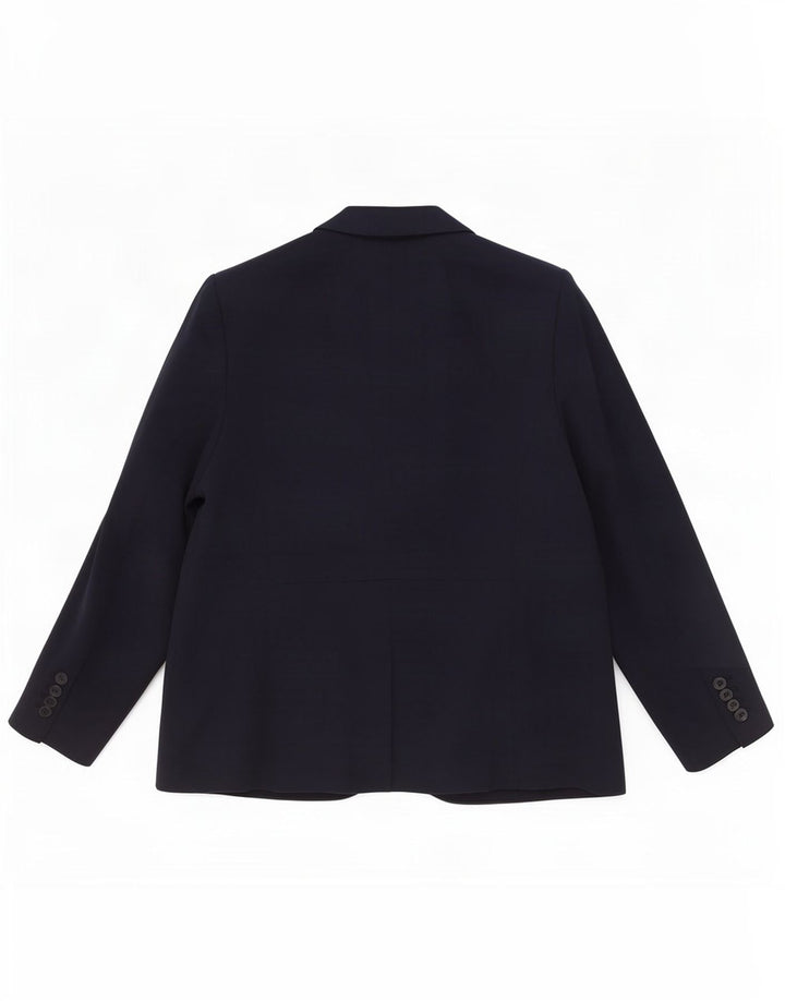 Marks & Spencer Damska marynarka zapinana na 1 guzik UK 22 3XL Granatowy poliester