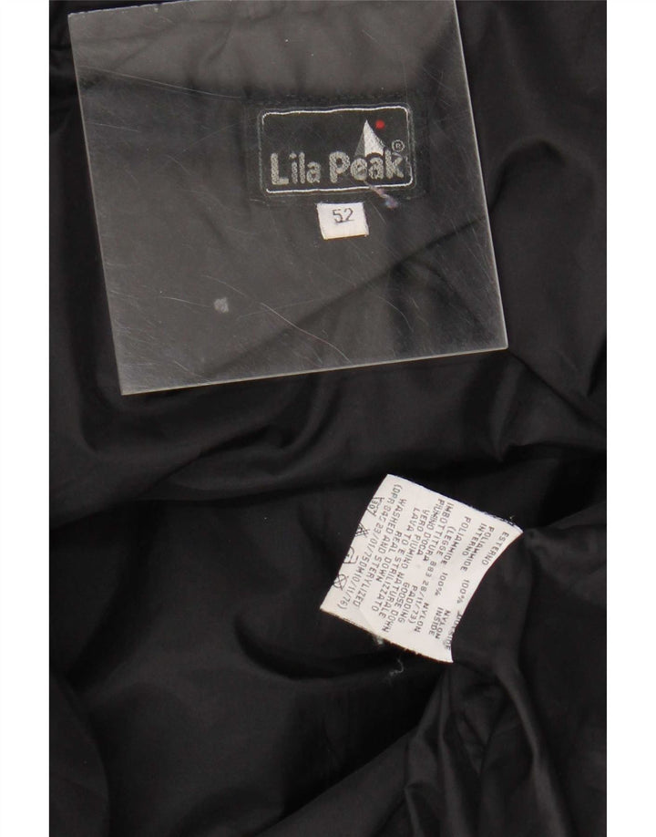 Męska ocieplana kurtka vintage IT 50 XL czarna poliamid
