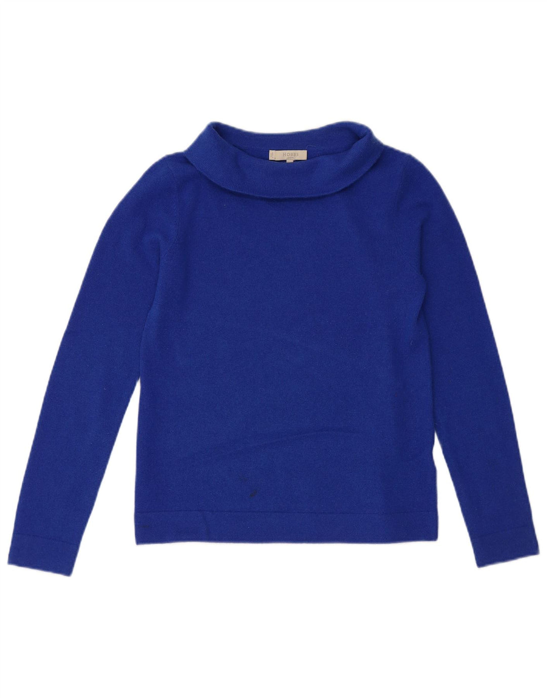 HOBBS Damski sweter z golfem UK 10 Small Blue Wełna