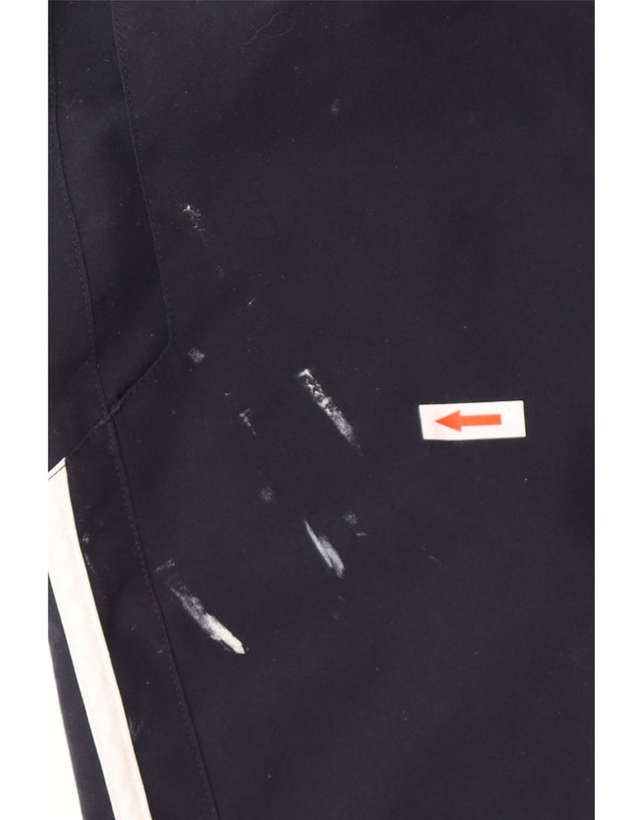 Damskie spodenki sportowe Adidas UK 18 XL granatowe, poliestrowe