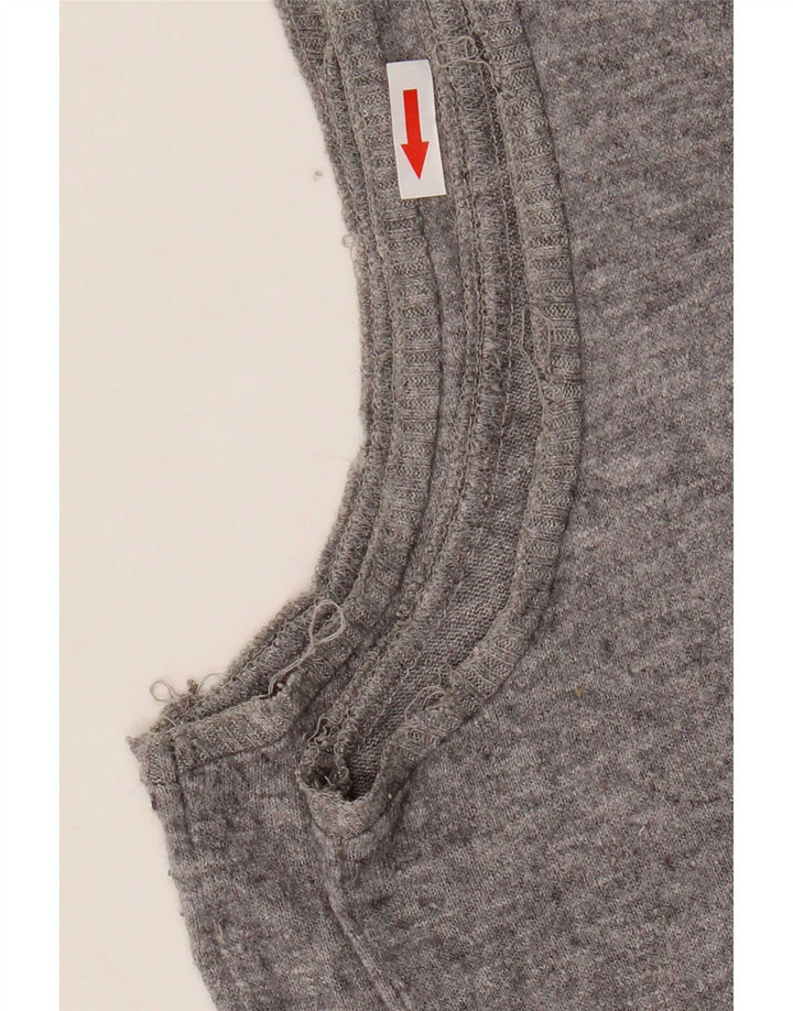 Damska kamizelka Zara Top UK 16 Large Grey Fair Isle
