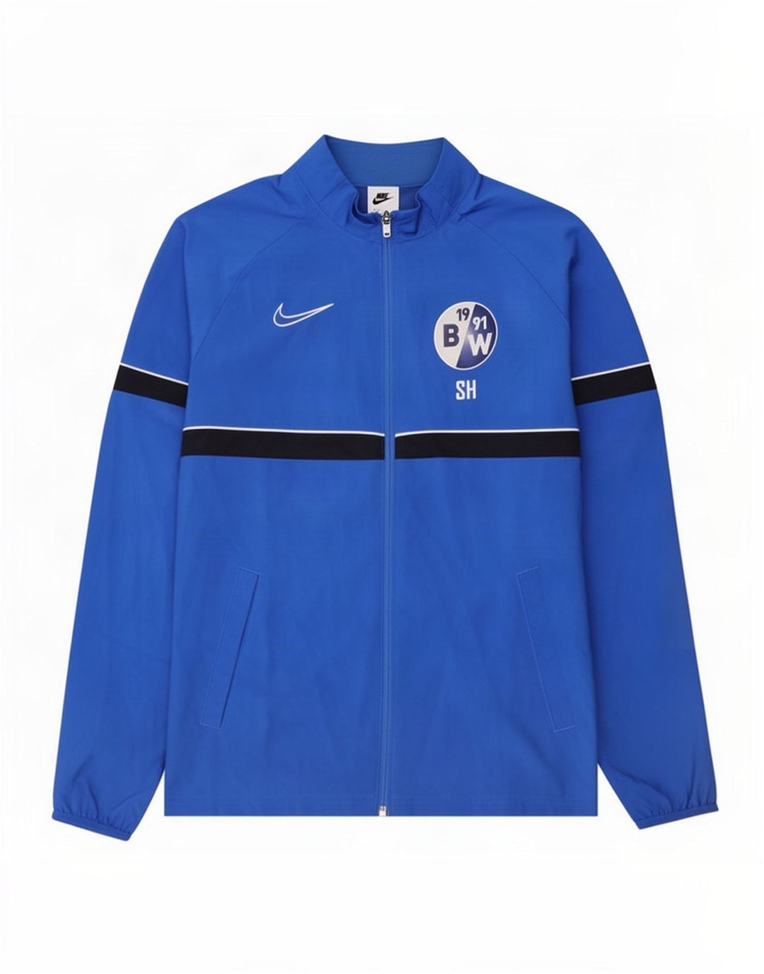 Męska kurtka dresowa Nike Dri Fit Graphic w kolorze średnioniebieskim