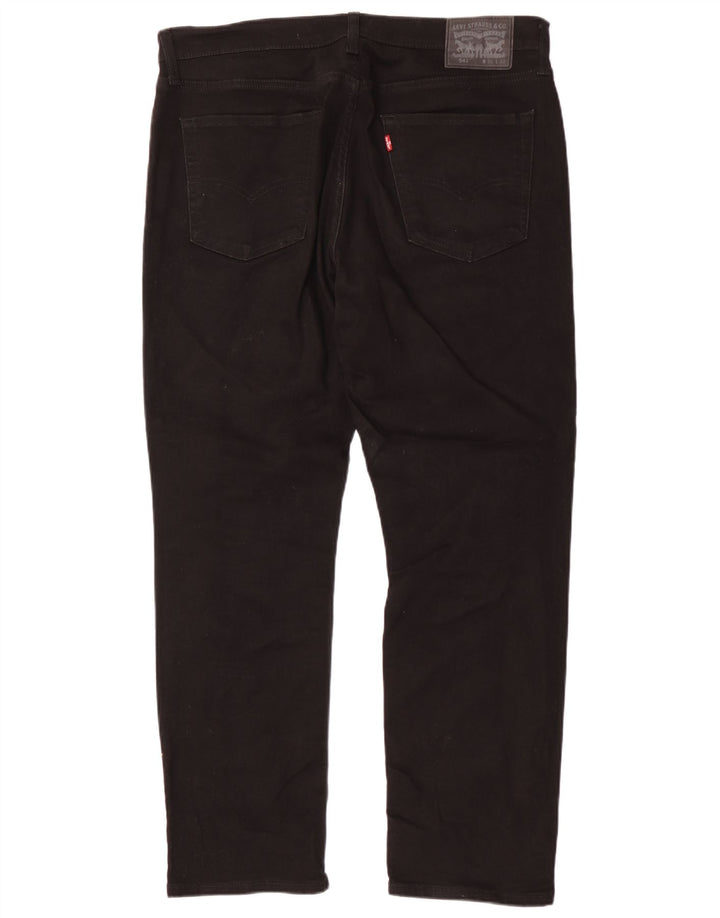 Męskie jeansy Levi's 541 Tapered W36 L32 Czarna bawełna