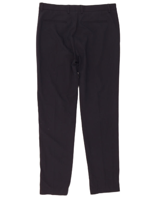 Męskie zwężane spodnie garniturowe Zara EU 40 Medium W31 L31 Granatowe Klasyczne