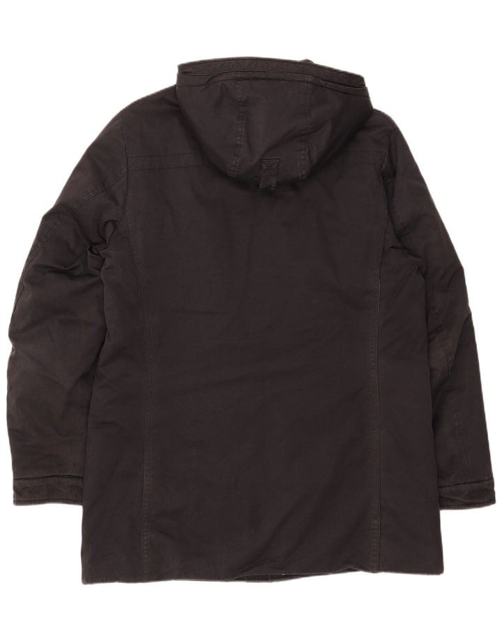 Męska kurtka parka z kapturem Trussardi Jeans UK 40, duża, szara