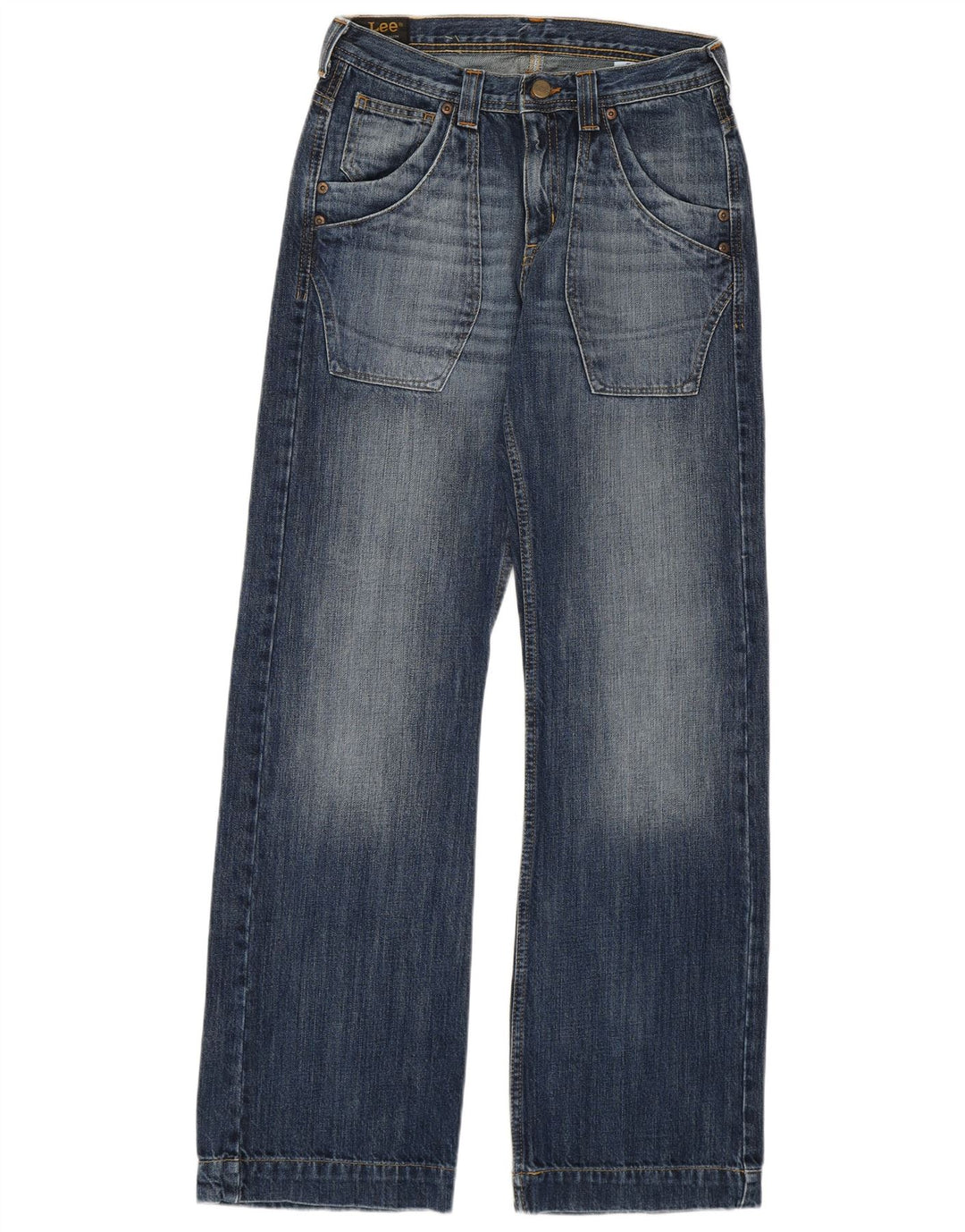 Dżinsy chłopięce Lee Russel Bootcut 13-14 lat W28 L31 Niebieska bawełna