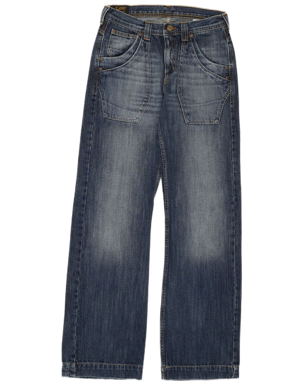 Dżinsy chłopięce Lee Russel Bootcut 13-14 lat W28 L31 Niebieska bawełna