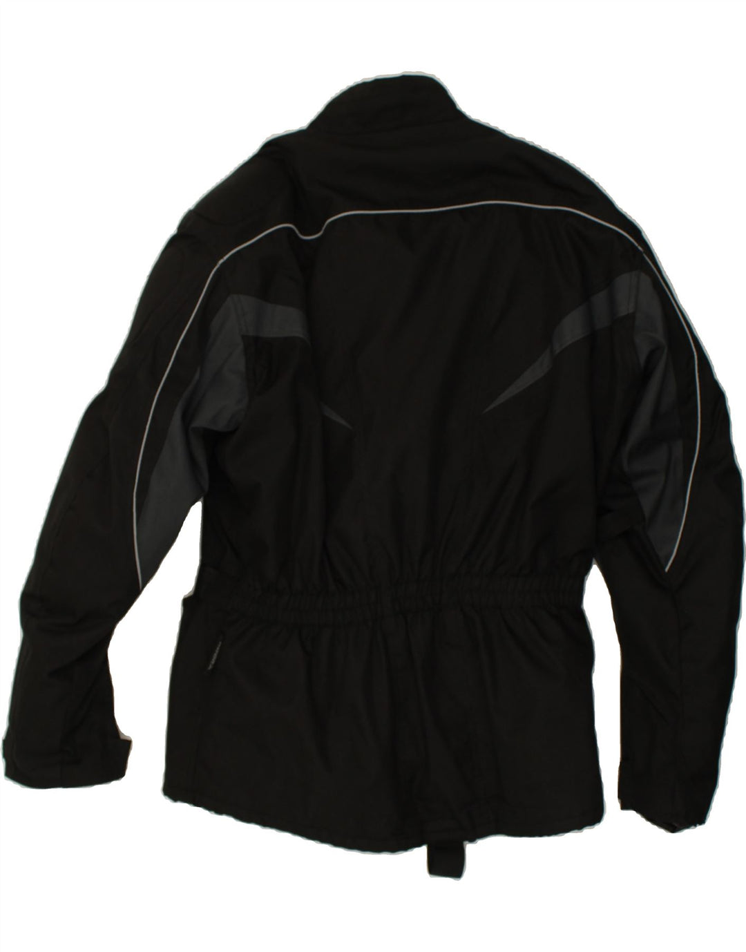 ROLEFF Mens Racer Jacket UK 46 3XL Black Colourblock Polyester Vintage ROLEFF and Second-Hand ROLEFF from Messina Hembry 