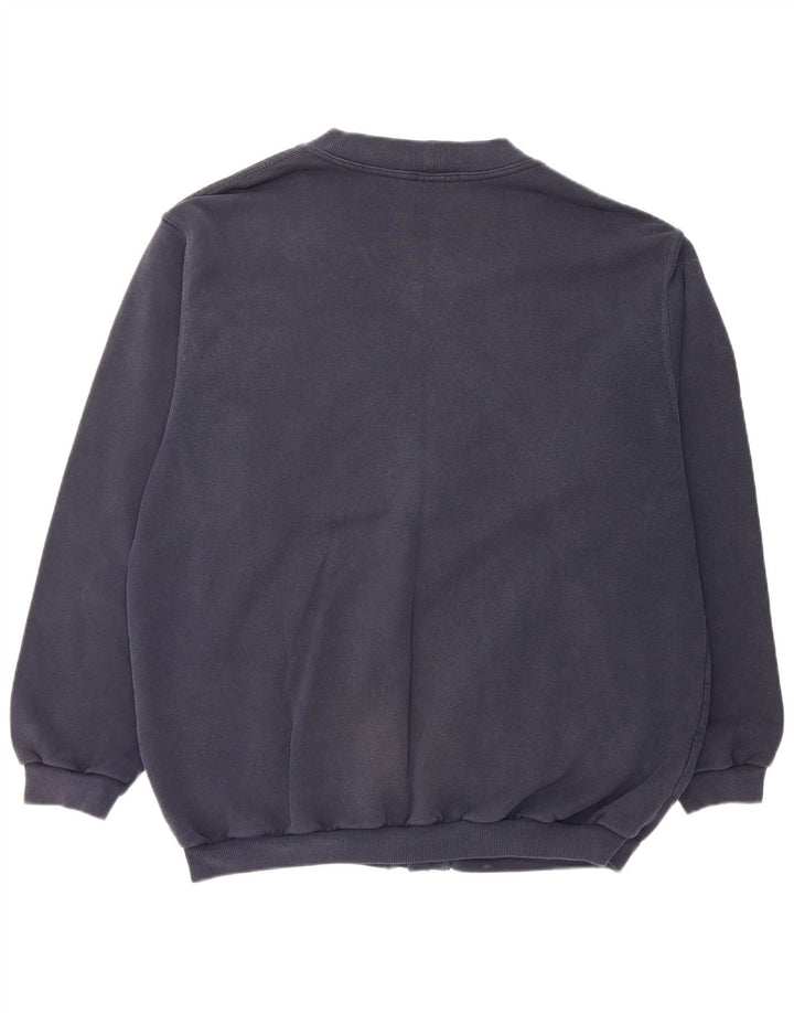 Męski sweter rozpinany Mazzonetto XL granatowy