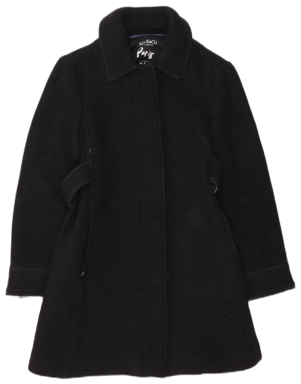 Max&Co. Płaszcz damski UK 8 Small Black Wełna