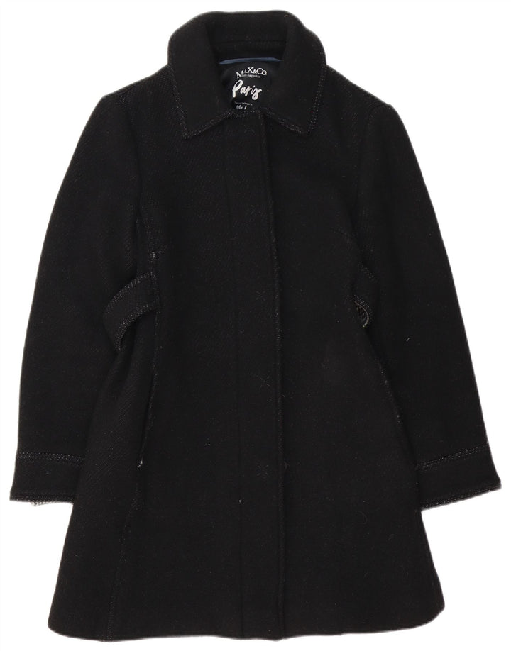 Max&Co. Płaszcz damski UK 8 Small Black Wełna