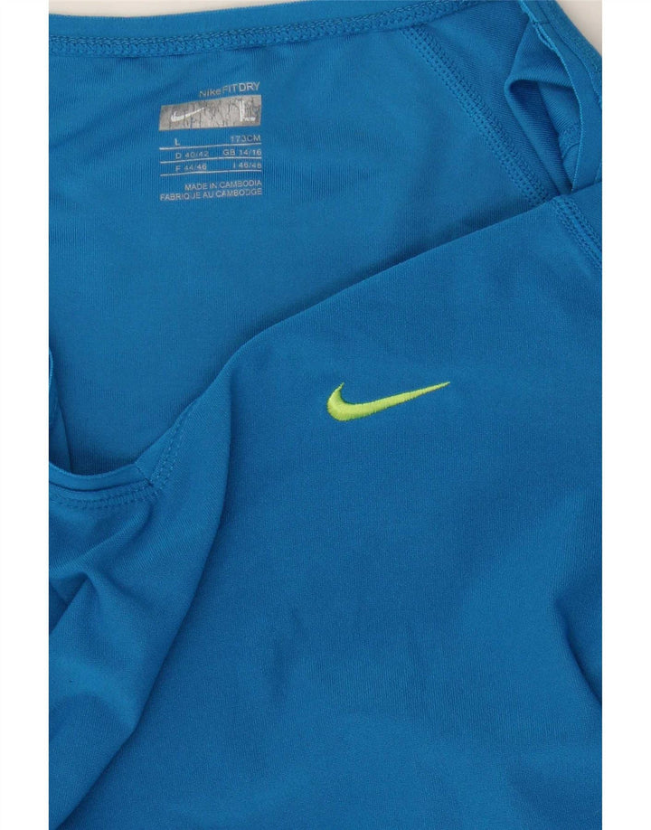 T-shirt damski Nike Top UK 14/16, duży niebieski