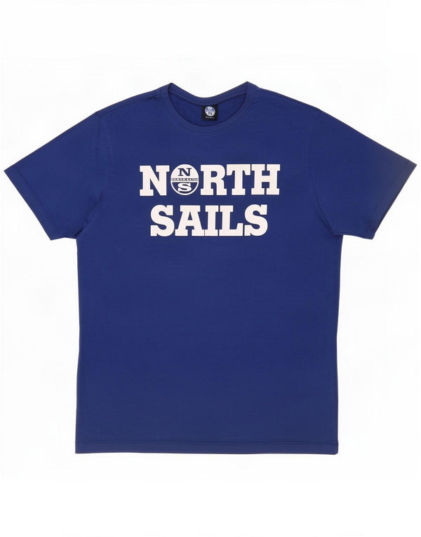 Męski T-shirt z grafiką North Sails Top Small Blue Cotton