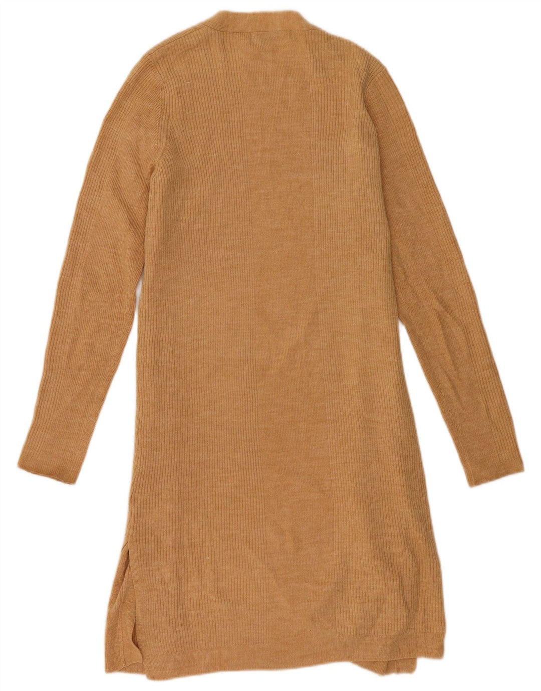 Sweter damski Marks & Spencer Longline Open Cardigan UK 14 średni beż