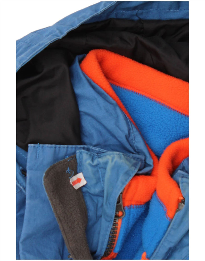 Męska kurtka wiatrówka z kapturem TIMBERLAND UK 36 Small Blue Polyester